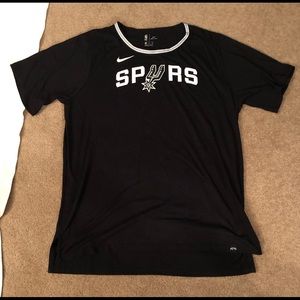 San Antonio Spurs cotton dri fit shirt Nike